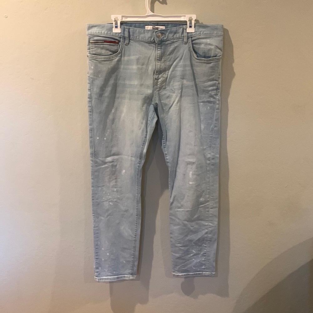 Tommy Hilfiger Paint Splattered Jeans